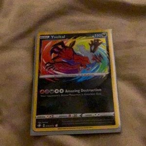 Yveltal Rainbow Card